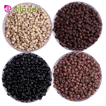 

500-1000pcs/Bag 3.0mm Hair Nano Copper Silicone Micro Links Nano Rings Beads Hair Extension Tools for Nano Hair Extensions