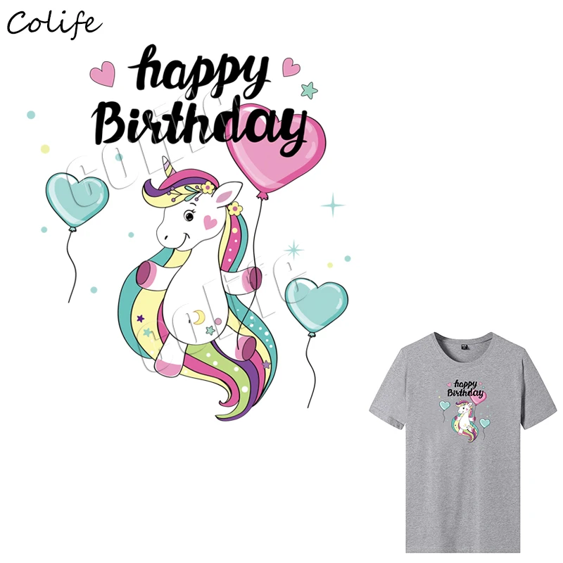 Накладки для одежды Kawai Unicorn наклейки с утюгом термопресс всей семьи Аппликации
