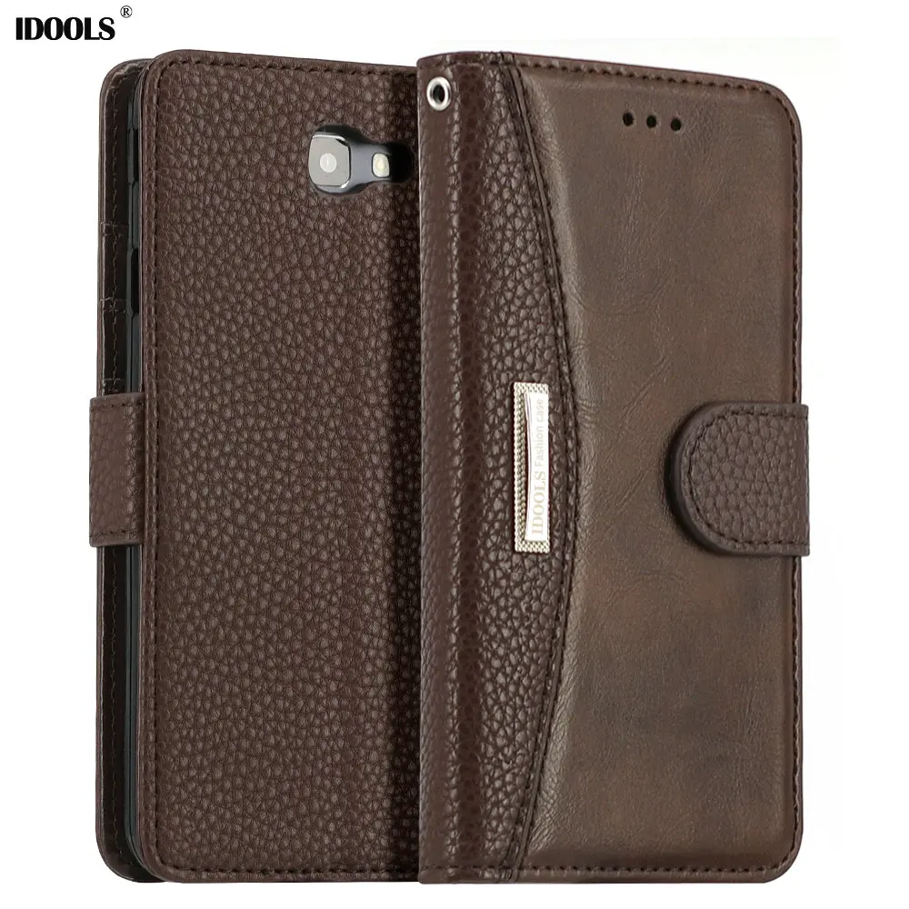 

For Samsung Galaxy J5 Prime Case Dirt Resistant 5.0 Stand Wallet leather Cover Phone Bags Cases for Samsung J5 Prime Capa IDOOLS