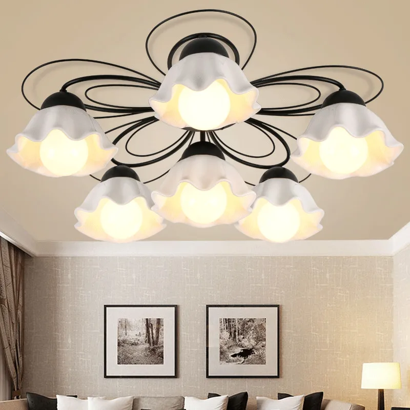 Modern LED Glass Ceiling Lights For Living Room luminarias para sala plafon Ceiling Lamp Fixture For Bedroom Lamparas De Techo Modern LED Glass Ceiling Lights For Living Room luminarias para sala plafon Ceiling Lamp Fixture For Bedroom Lamparas De Techo