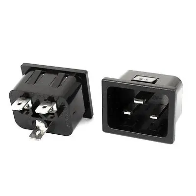 Адаптер питания IEC320 C20 SS-3A-1 в 16 А 3 контакта 2 шт. | Обустройство дома