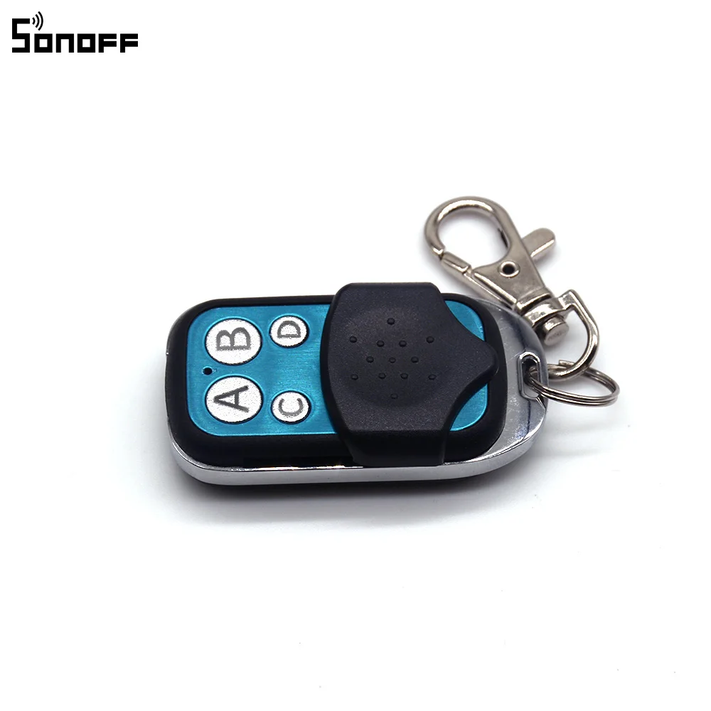 Sonoff 433MHz 4 Channel RF Remote Controller ABCD 4 Buttons for Sonoff RF Slampher 4CH Pro R2 T1 Electric Remote Key Fob Control wireless remote controller smart universal remote control