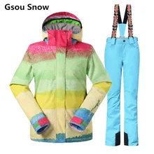 Женские лыжные костюмы женские сноуборд горные лыжи куртка брюки, женский костюм зимний лыжный,Очень классный! Тёплый и яркий женский зимний костюм для сноуборда,зимний костюм женский куртка штаны