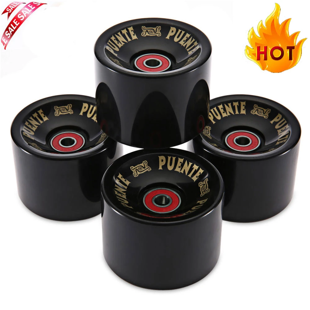 4pcs Skateboard Wheel Set Longboard Wheels Cruiser Skateboard Accessories 70mm