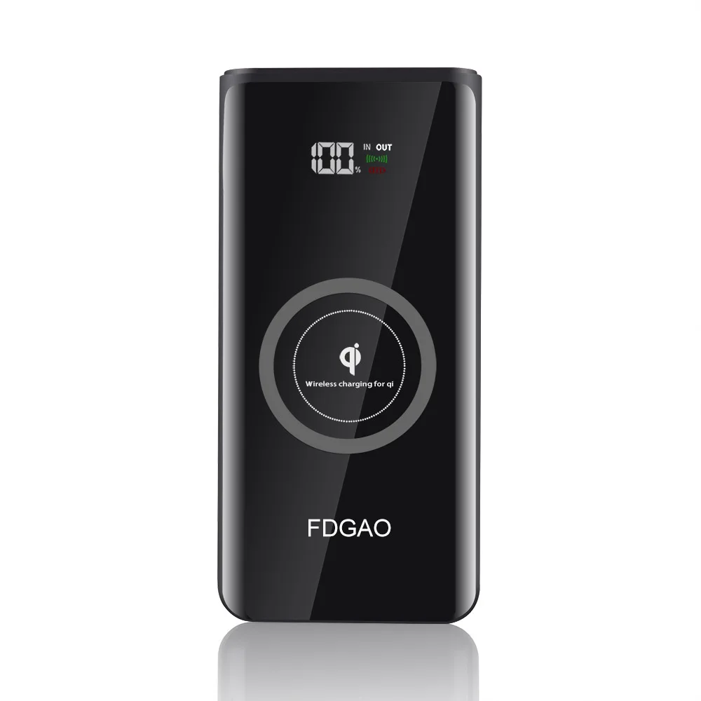 Беспроводное зарядное устройство FDGAO QI для Xiaomi Mix 3 power Bank 20000 мАч Внешний аккумулятор power bank для iphone 8 X XS Max XR samsung S9 S8
