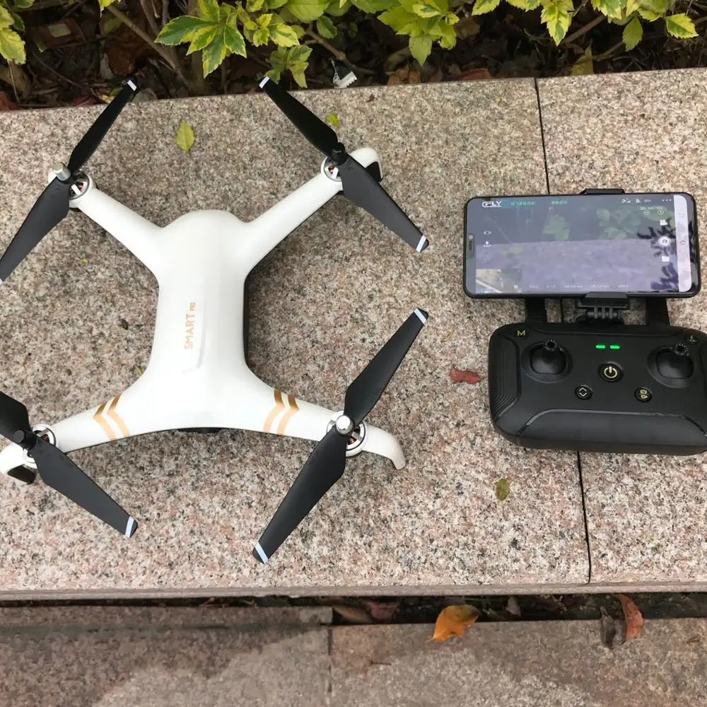 

CFLY Smart Pro Upgraded Drone With Brushless Motor 1km fpv GPS 2-Axis Gimbal Stable Video Ultrasonic Optical Flow Position hold