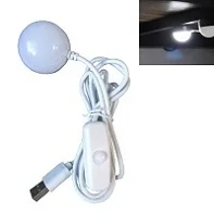 0,5 Вт Белый USB мини лампа 3 светодиодный 5 в 2835SMD 85Lm USB светодиодный лампы для ноутбука Дополнительный внешний аккумулятор 5 шт