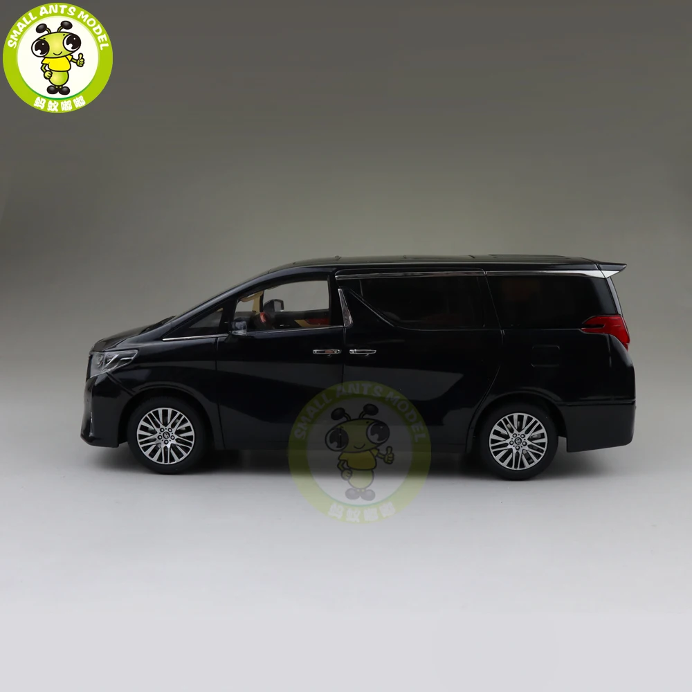 1/18 ALPHARD MPV литая под давлением Модель автомобиля игрушки дети мальчик девочка Подарочная коллекция черный