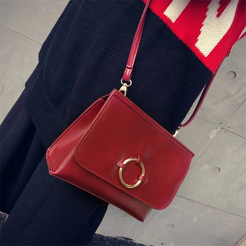 

2017 Hot Sale Elegant Women Fashion Vintage leather Shoulder Bag Satchel Handbag Retro Messenger Bag Wholesale A7