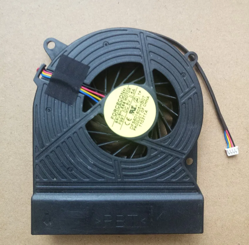 

Fan FOR HP TouchSmart 600 PC CPU Cooling Fan All-in-one FORCECON DFS601605HB0T F99T F82Q 5V 0.5A kDB0705HB-9A10 kDB0705HB 9A10