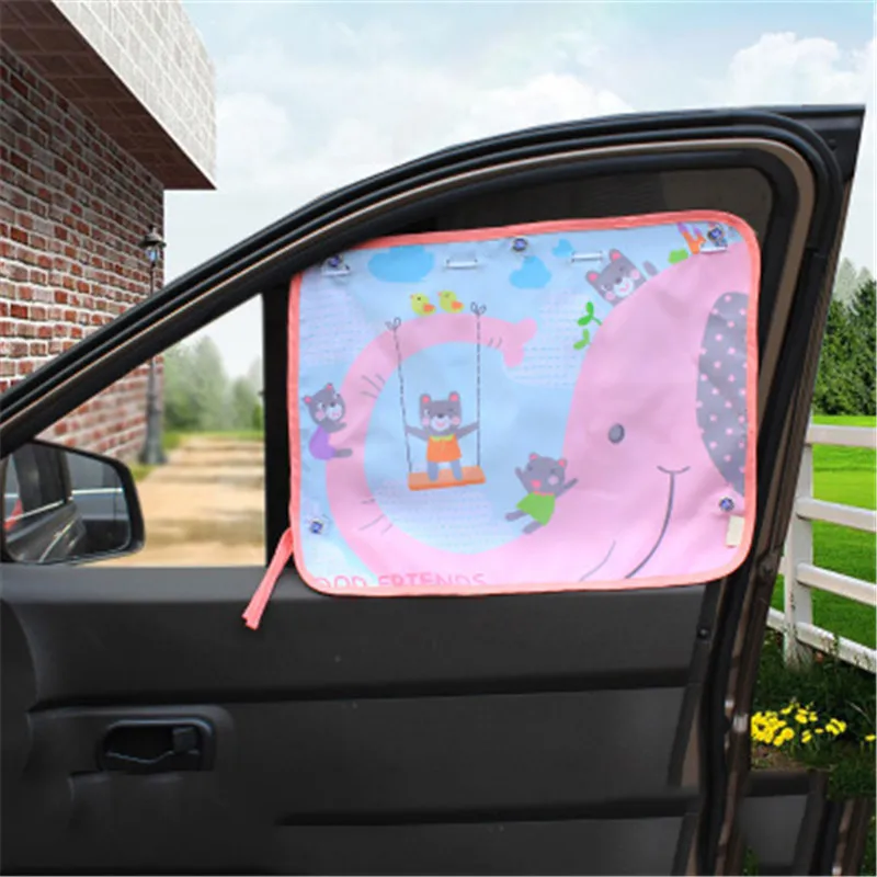Детский солнцезащитный козырек для окна автомобиля, мультяшный летний солнцезащитный козырек для ребенка, солнечные УФ-фольги, универсальный автомобильный солнцезащитный козырек для бокового окна, занавеска