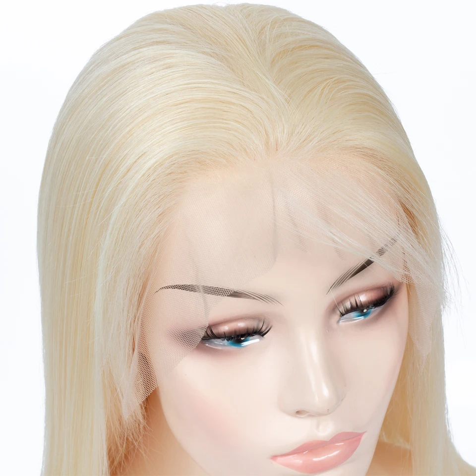 Doreen European Hair Remy Human Hair Wig Bleach Blonde 150