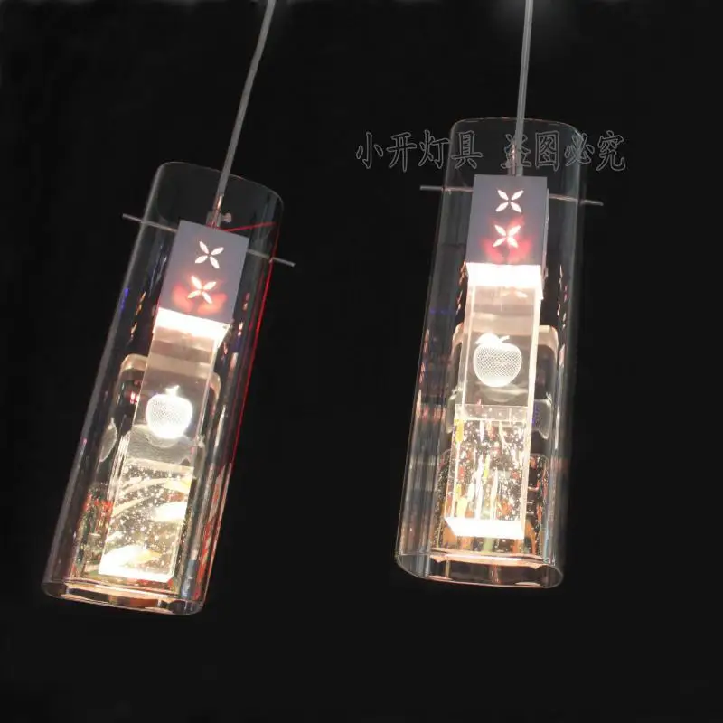 

Fashion Modern Brief Rustic Bubble Crystal Lighting For Restaurant Dining Room 3 Heads Pendant Light Ac 80-265v Dy1033