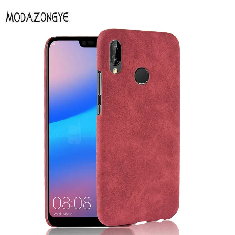 Для huawei p20 Lite случае P 20 чехол люкс PU кожа жесткий пластиковый для телефона P20lite |