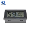 Mini thermomètre et hygromètre à affichage numérique LCD noir, capteur de température et humidité pour l'intérieur, pratique ► Photo 2/6