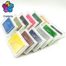 15 шт./лот 15 цветов s большой размер DIY Скрапбукинг Печать inkpad старинные ремесла цветные штемпельные подушечки красочная штемпельная подушечка штампы уплотнения украшения
