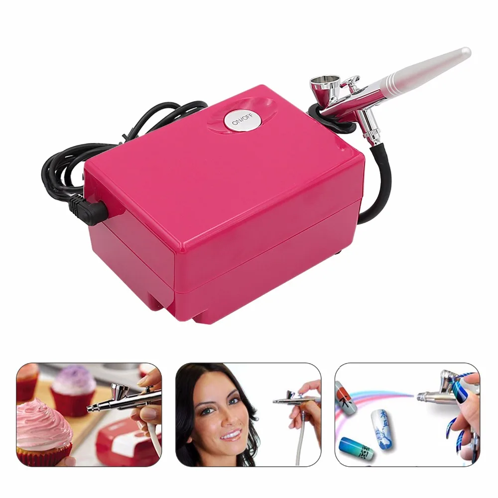 

Air Brush Compressor Airbrush 0.4mm Needle Art Kit Set for Body Paint Makeup Craft Toy Models airbrush cake Temporary Tattoo