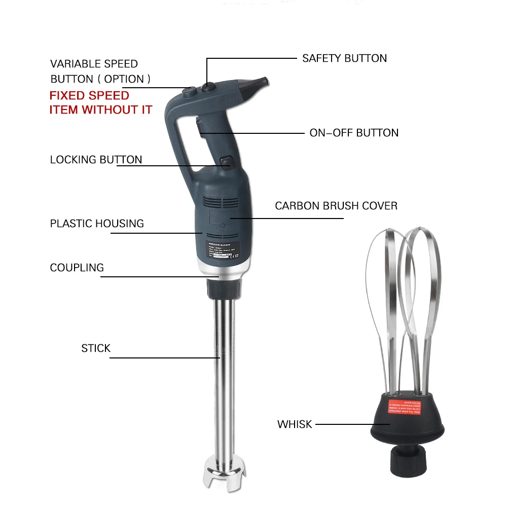 ITOP Professional Smoothies Blender 350W Hand held Immersion Blender Commercial Food Mixers food processor 110V/220V