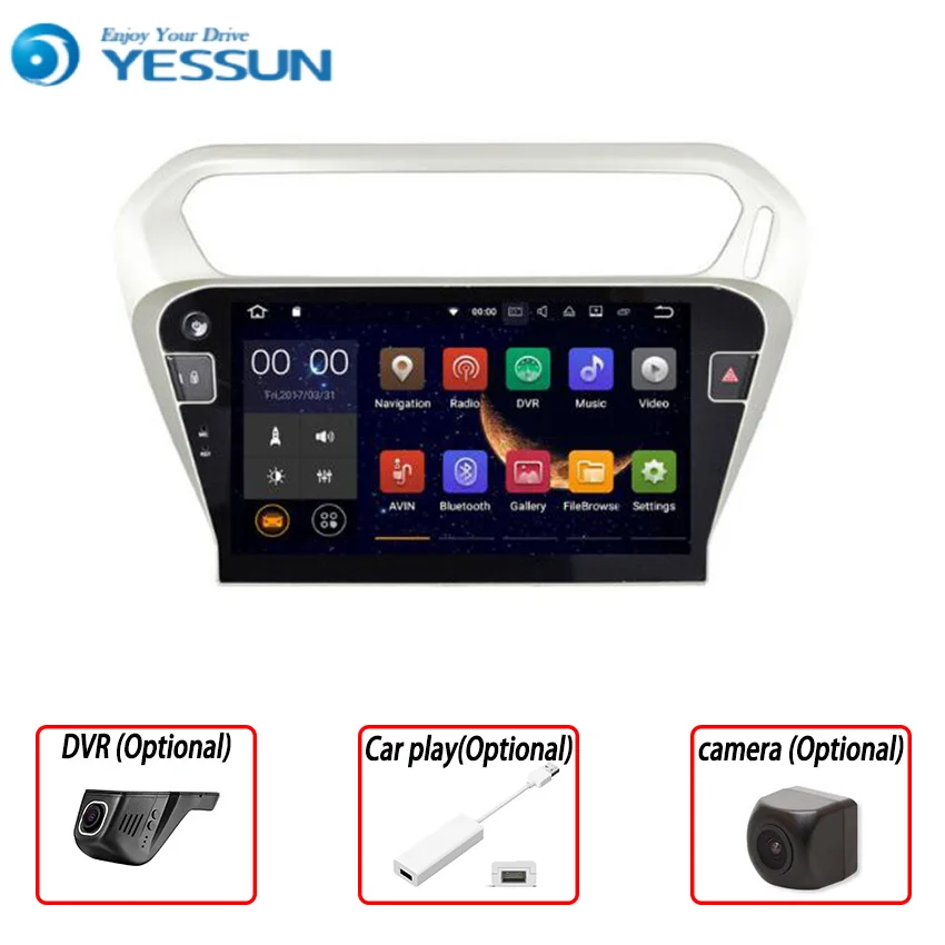 Flash Deal Yessun 2din For PEUGEOT 301 / For Citroen Elysee Android 6.0 Multimedia Player System Car Radio Stereo GPS Navigation Video 0