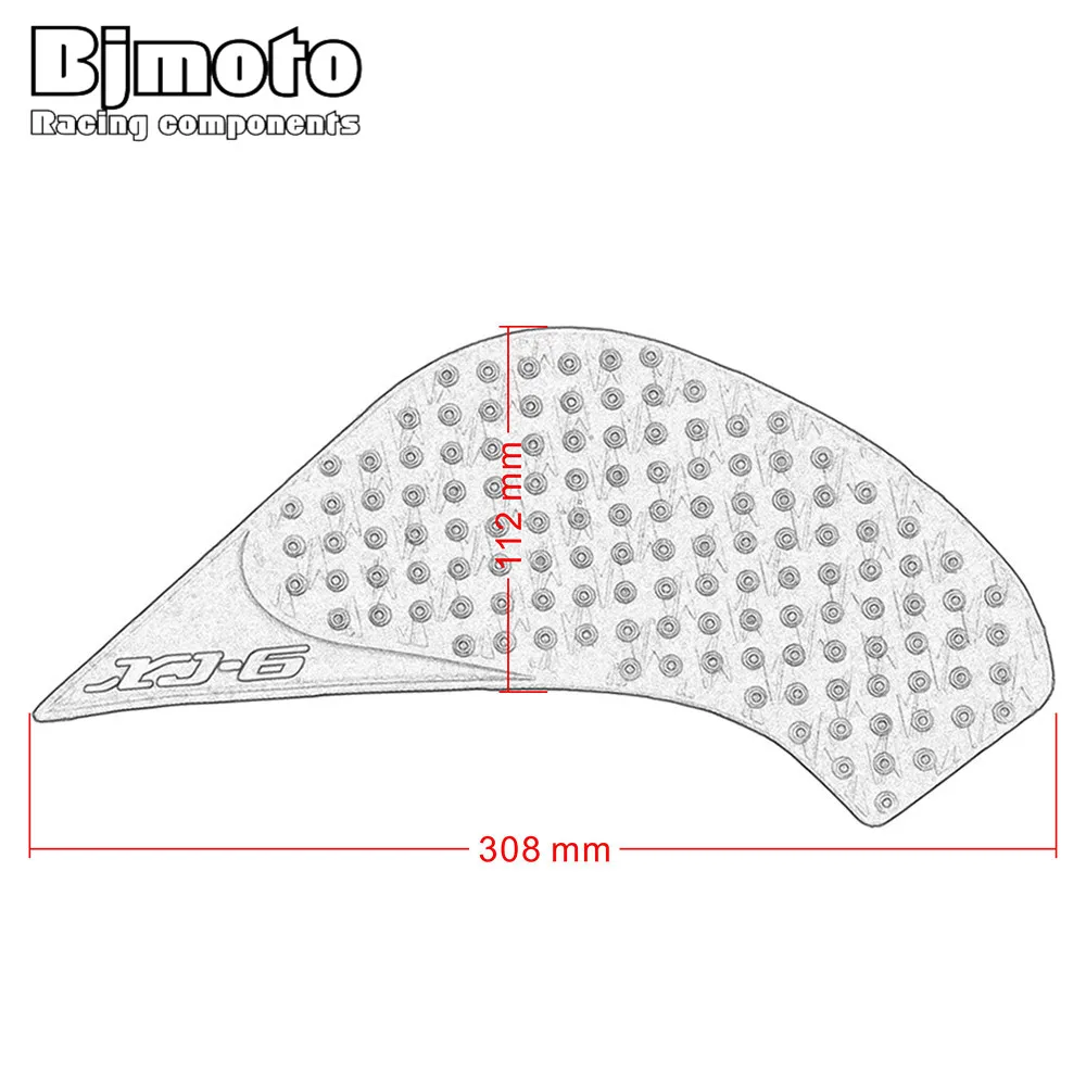 Защитная Наклейка на мотоцикл Bjmoto XJ6 TankPad газовая наклейка колено для Yamaha XJ 6 2010 2011