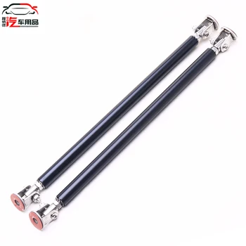 

2PCS Universal Adjustable Racing Front Bumper Lip Splitter Rod Strut Tie Bar Support Kit for Volkswagen POLO Tiguan Passat Golf