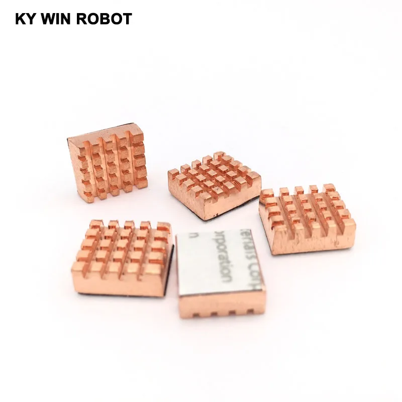 

1PCS Pure Copper Slice Heat Sinks Cooling Fin Kit Dedicated Copper Heatsink For Raspberry PI 3 Model B