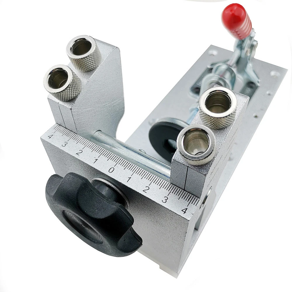 

Professional Oblique Hole Drilling Locator Wood Aluminum Alloy Pin Puncher Woodworking Manual Fixture Tool
