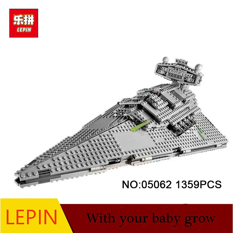 

DHL Lepin 05062 Series The Imperial Super Star Destroyer Set Educational Building Blocks Bricks Compatible Toy Gift 75055