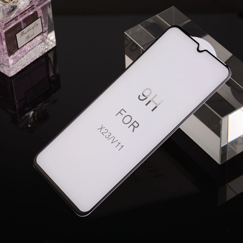 Tempered Glass for VIVO Nex Protective Glass Full Cover Screen Protector for VIVO X20 Plus X21 X23 V11 V9 Glass Curved Edge Film (10)