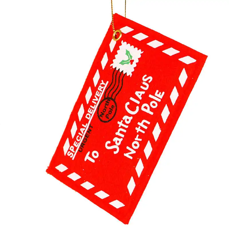 2019 Christmas Xmas Envelope Greeting Card Candy Bag Gift Ornament Santa Claus Letter #2o23 (4)
