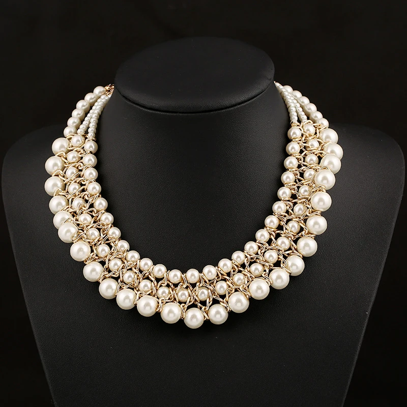Hot Sale Women Party Pearl Jewelry Luxury Vintage Style Jewellery