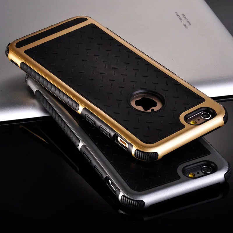 Для Apple iPhone Case Резина ТПУ силиконовый Противоударный задняя крышка для iPhone 6 6 s/плюс/SE и 5 5S антидетонационных чехол для телефона
