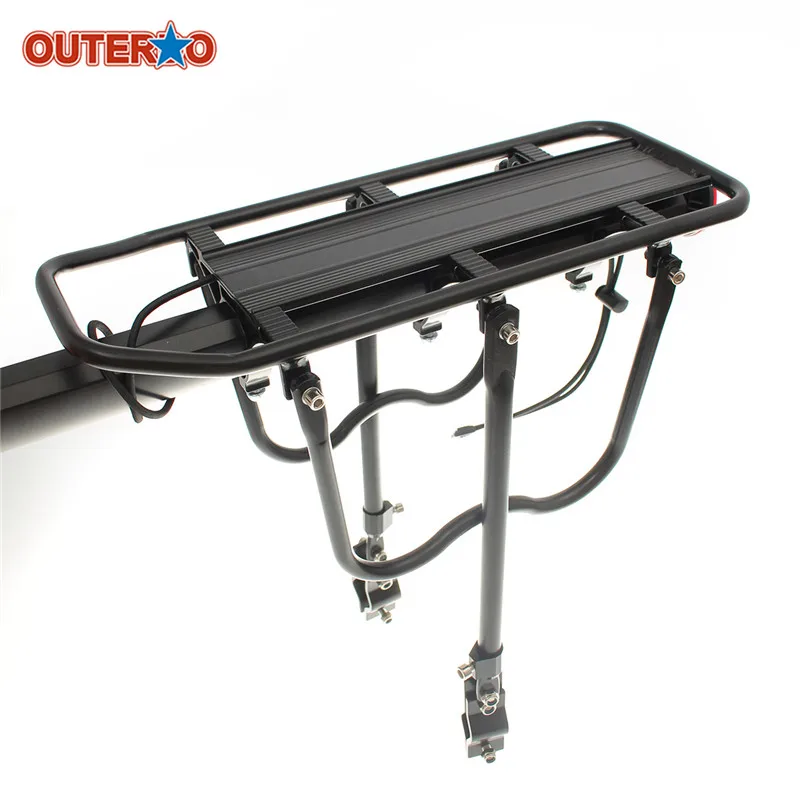 Kaufen OUTERDO Aluminiumlegierung Radfahren Racks Fahrrad Gepäckträger MTB Fahrrad Mountainbike Rennrad Gepäckträger Installieren Komponente