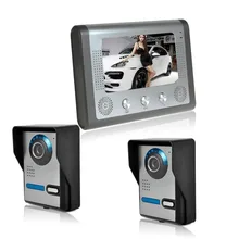 7 ”TFT Color Video de la puerta Sistema de Intercomunicación Del Timbre del teléfono Kit IR monitor de la Cámara del teléfono Manos Libres de intercomunicación