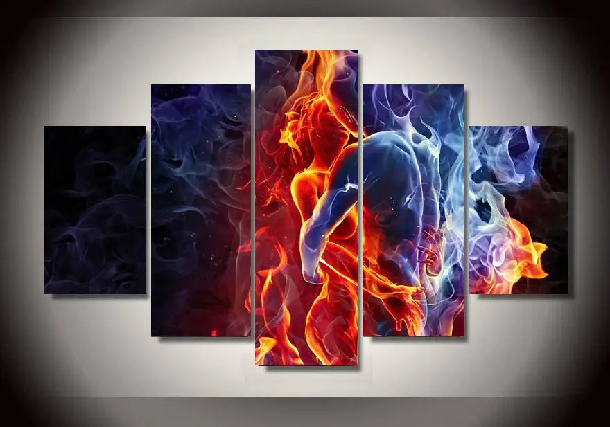 Лед и пламя картина