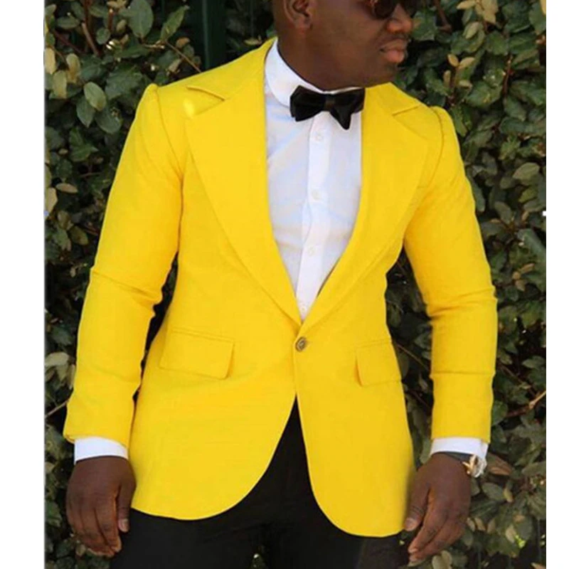 ファッションスーツ男性の服大サイズ男性スーツラップギャップ黄色カスタム ジャケット パンツ Fashion Suit Male Suitssuit Fashion Men Aliexpress
