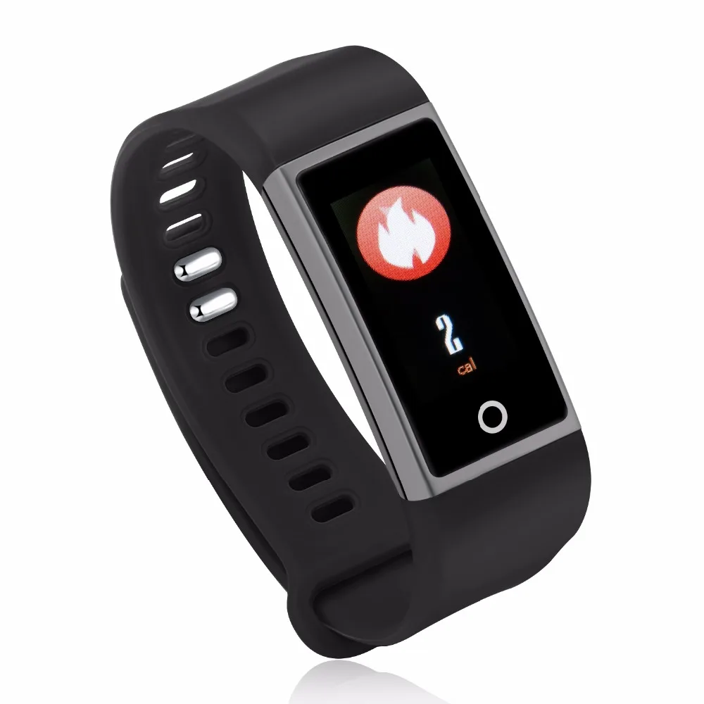 Bluetooth IP67 Водонепроницаемый Смарт Группа Браслет сердечного ритма Мониторы smartband
