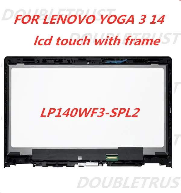 14 ''для LENOVO YOGA 3 14 сенсорный экран LP140WF3-SPL2 ЖК-экран в сборе 80JH 80JH0025US YOGA3-14