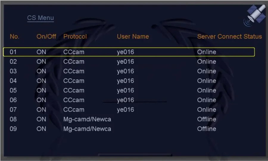 Decodificador ТВ satelial бесплатно Cccam Cline на 1 год испанско-португальский Европа Pl 7 Clines Cccam Espa 4K спутниковый ТВ приемник