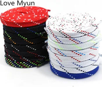

New flat shoelaces double layer weave color shoelace sport casual fashion sneaker canvas shoe laces rope string cord shoeslaces