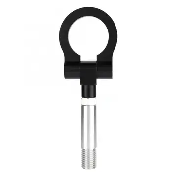 

car trailer Anodized CNC Aluminum Black Front Car Racing Tow Hook Fit For trailer towing hitch