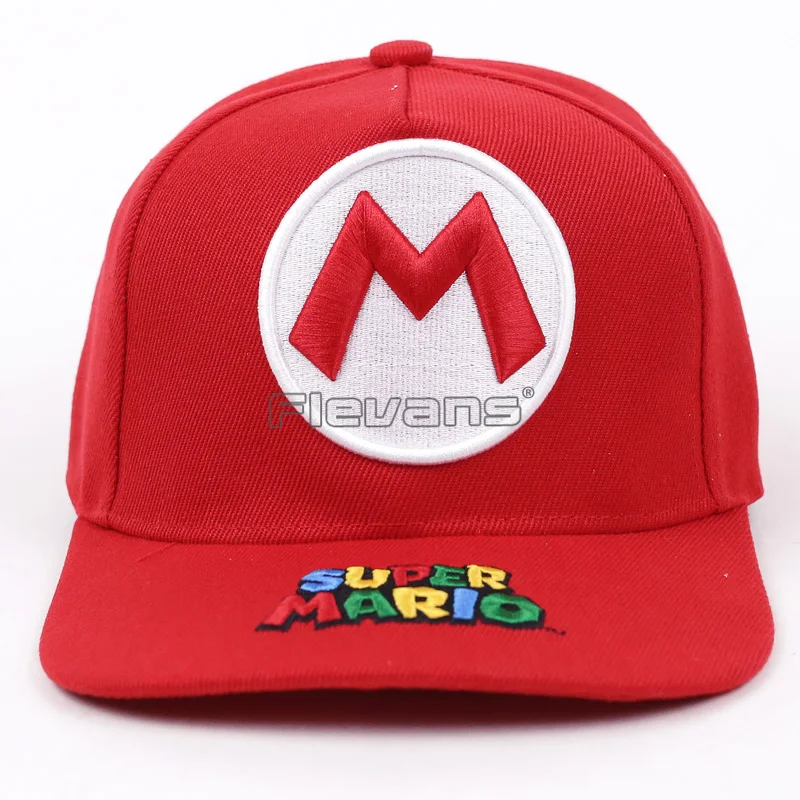 Модная летняя кепка для косплея Super Mario Bros, Бейсбольная Кепка Snapback для мужчин и женщин, Кепка в стиле хип-хоп, шапки для косплея