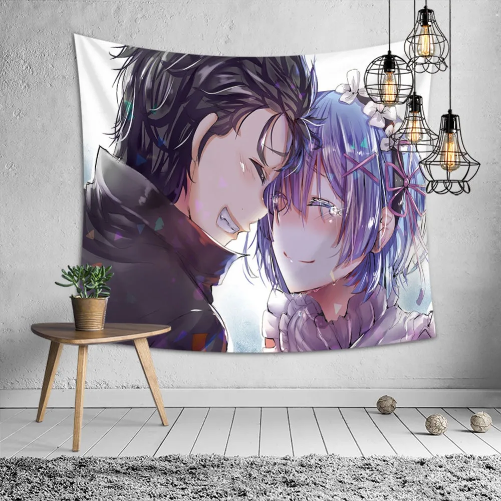 Re Zero начиная с разных миров гобелен Настенный декор домашний сделай сам|Гобелен| |
