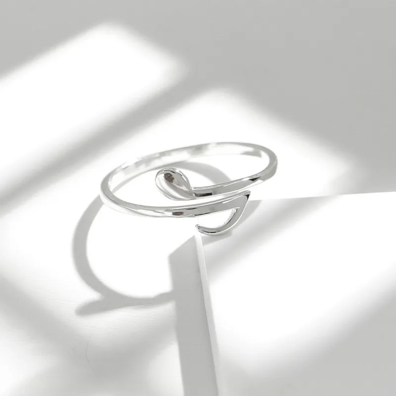 Женское Открытое кольцо с музыкальной нотой из серебра 100% пробы|open ring|brand rings for