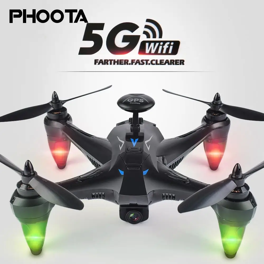 

Professional RC Drone HD Camera Automatic Return Wide Angle 5G WiFi FPV Dual GPS 720P/1080P Quadcopter