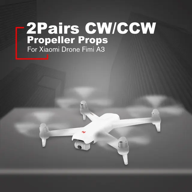 Cheap Propeller Blade CW/CCW Props For Xiaomi Mi RC Drone Fimi A3 1080 5.8G GPS FPV Drone Paddle Quadcopter Model Toy Spare Parts
