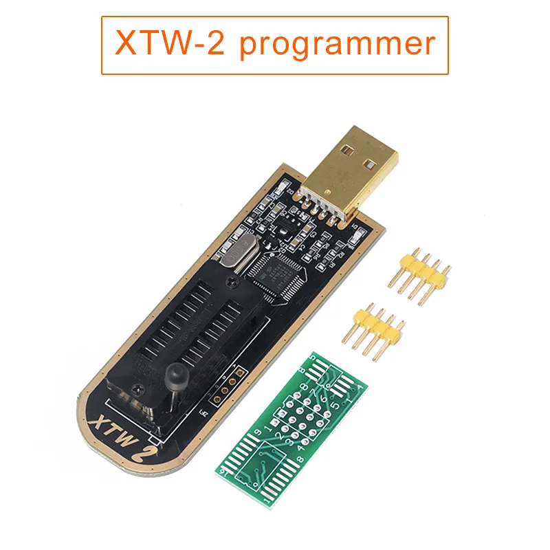 XTW-2 USB программатор модуль чип 24 25 серия BIOS писатель SPI Flash HSJ-19 | Электроника