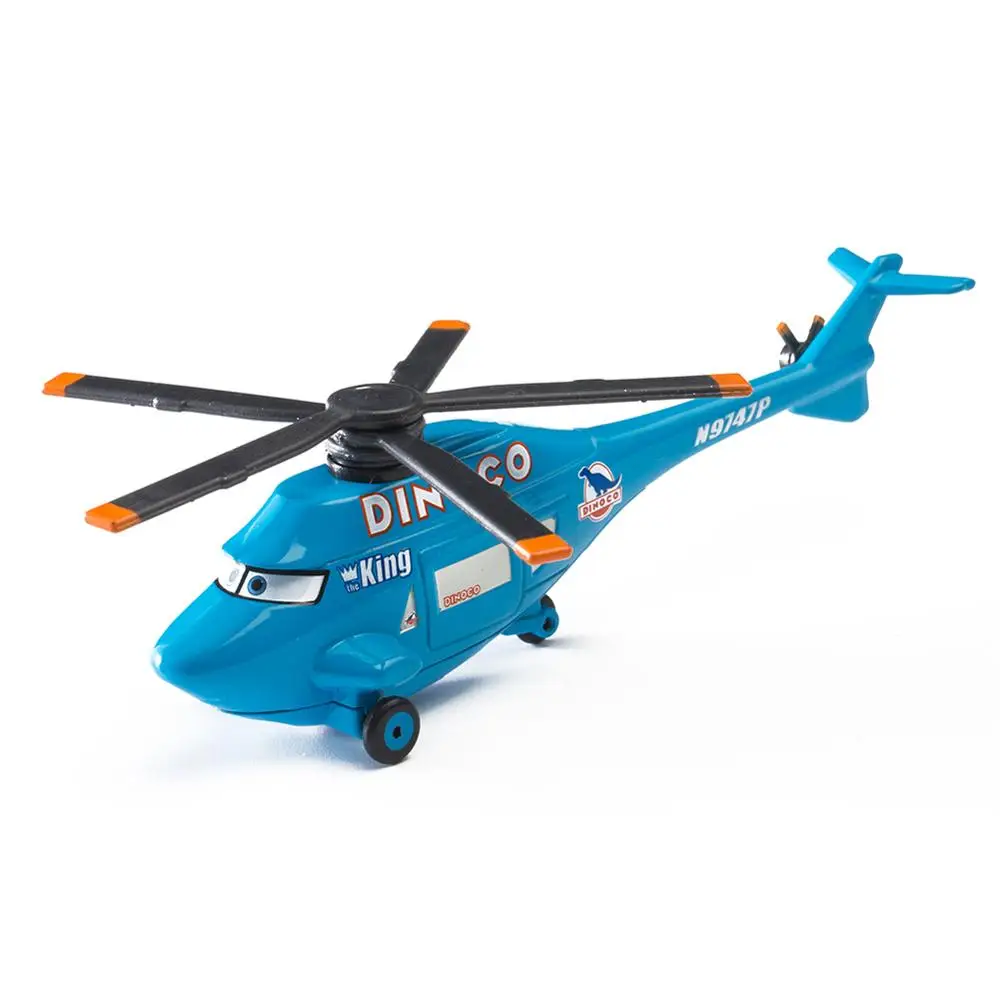 Disney Pixar Cars Helicopter Lightning McQueen Mater Jackson Storm Ramirez 1:55 литой металлический сплав модель