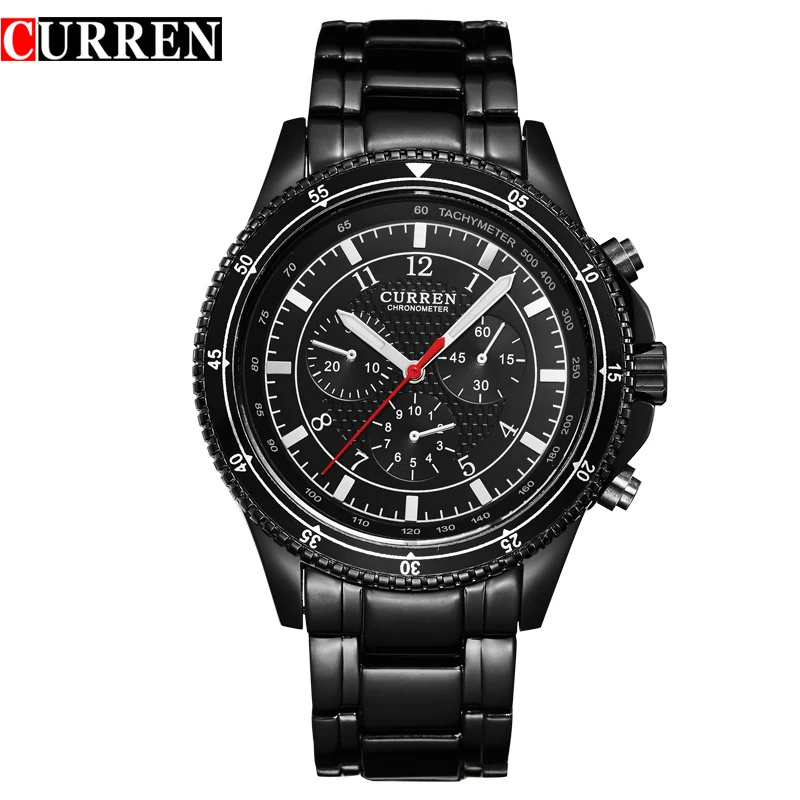 

Relogio Masculino Fashion Montre Homme Reloj Hombre Quartz-Watch Curren Male Watch Full Steel Wristwatches Men Curren Watches
