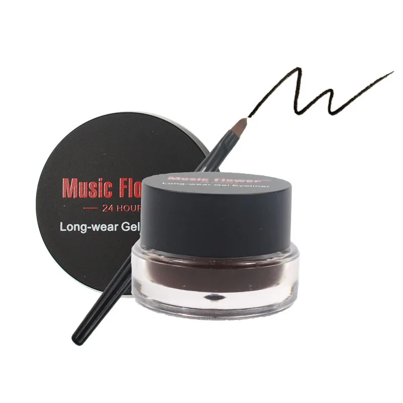 N2018 Black Waterproof Eyeliner Gel Makeup Cosmetic Gel Eye Liner With